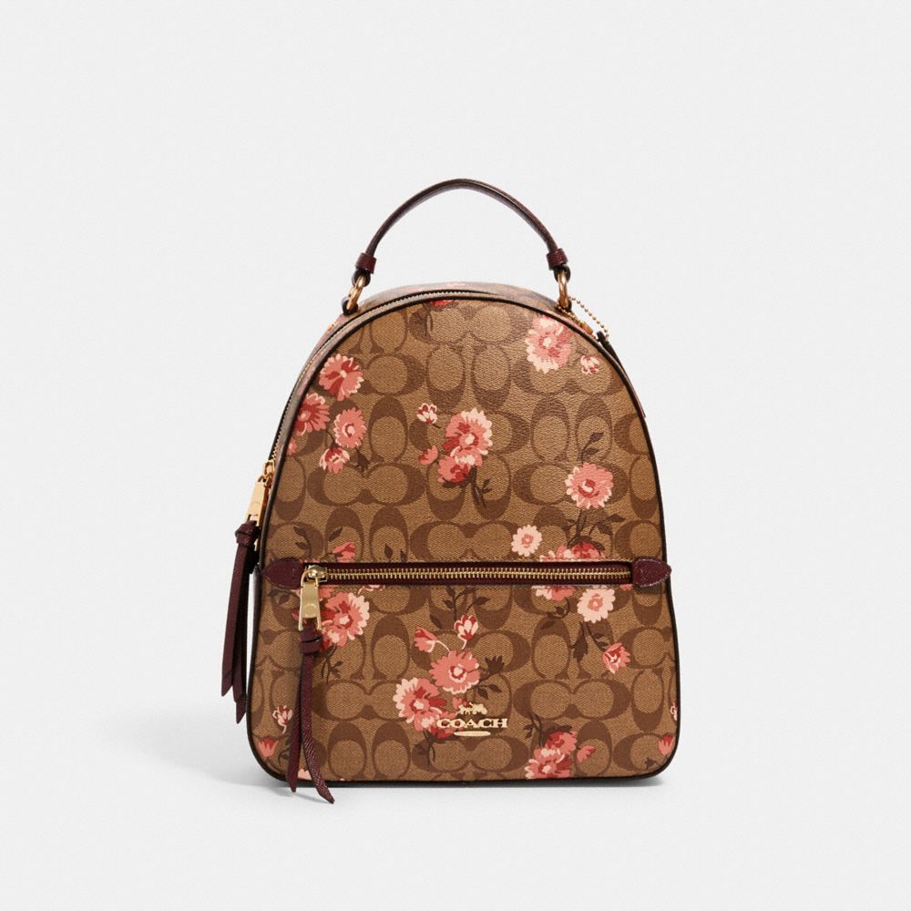 COACH Outlet Jordyn Backpack In Signature Canvas With Prairie