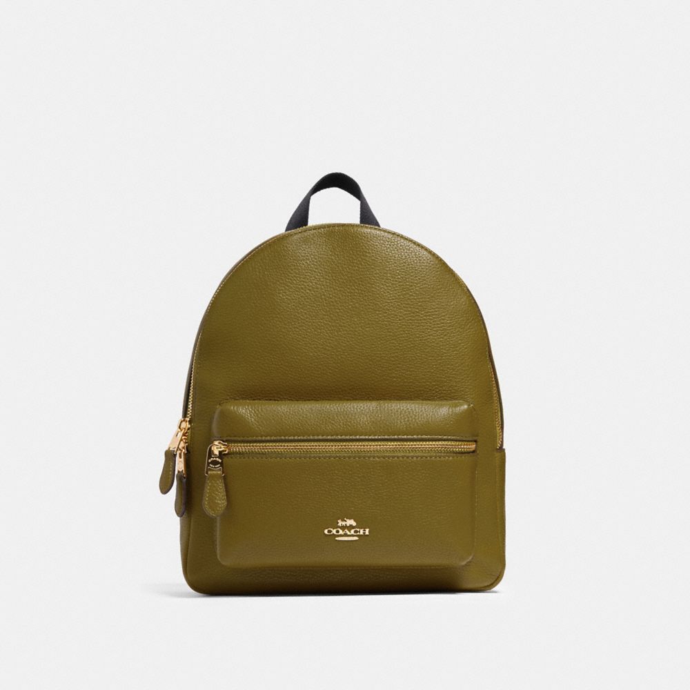 COACH®,Medium Charlie Backpack,,Front View