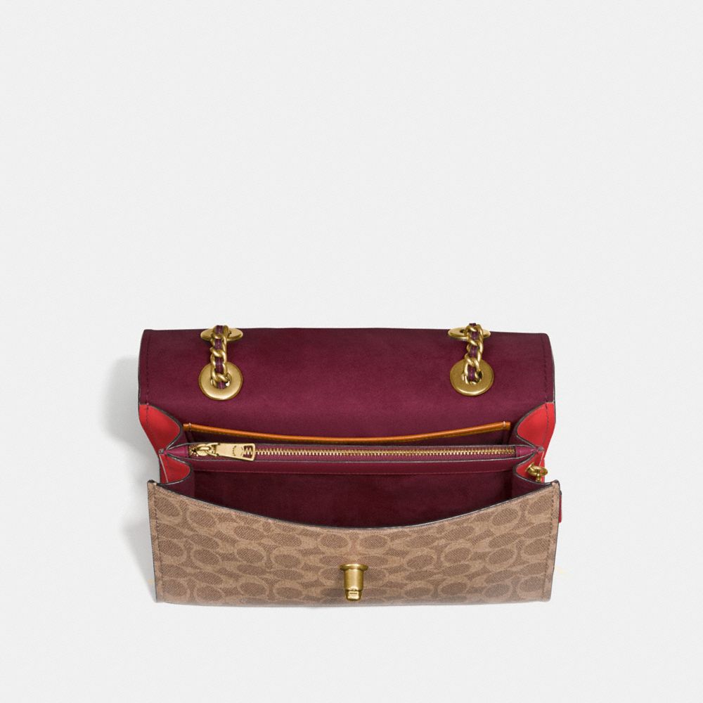 COACH®,Parker In Colorblock Signature Canvas,,Inside View,Top View