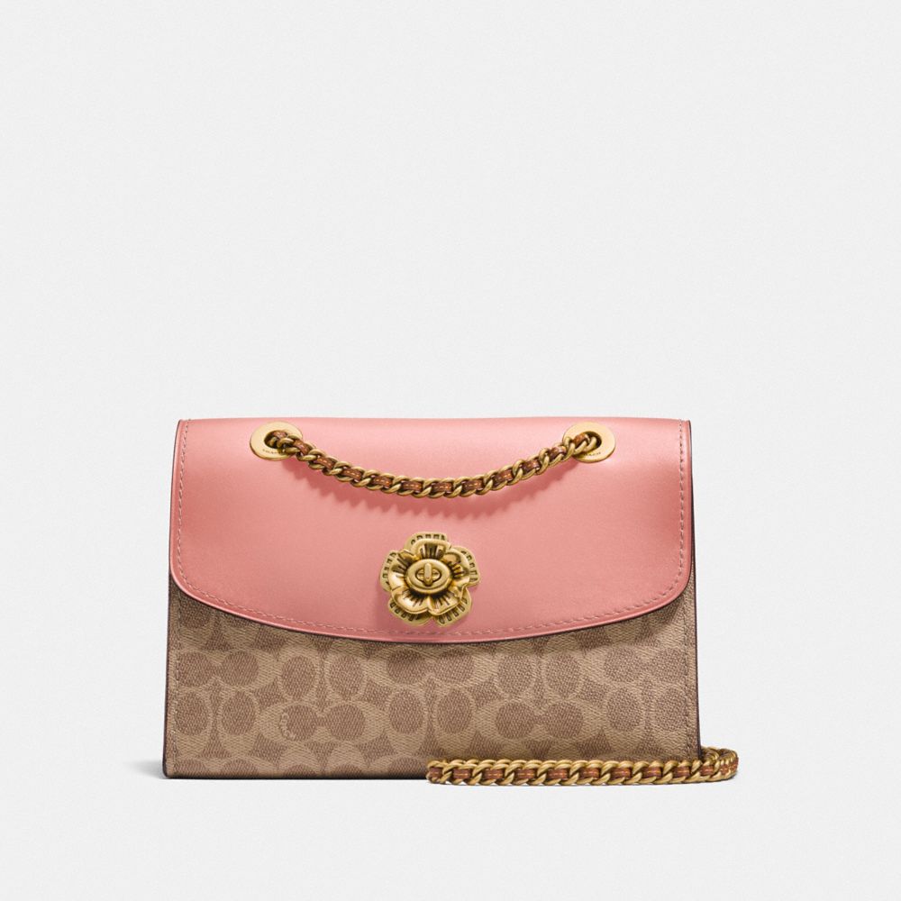 COACH®,Parker In Colorblock Signature Canvas,,Front View