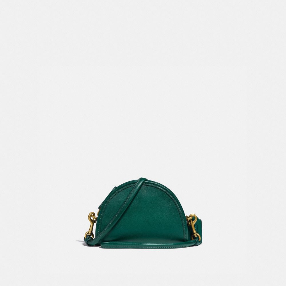 COACH®,Half Moon Coin Case,,Front View