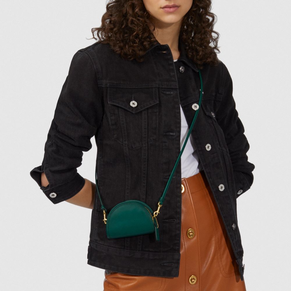 COACH®,Half Moon Coin Case,,Detail View