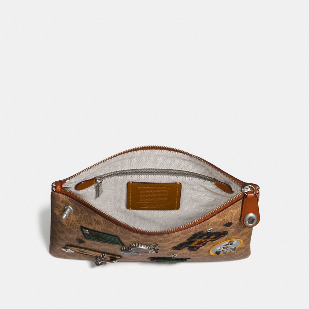 Coach X Keith Haring Pochette Turnlock En Patchwork Signature