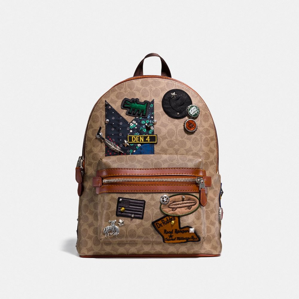 Coach X Keith Haring Academy Backpack In Signature Patchwork