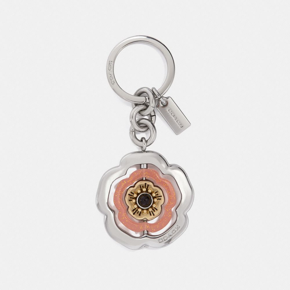 COACH Essential Tea Rose Bag Charm in Metallic