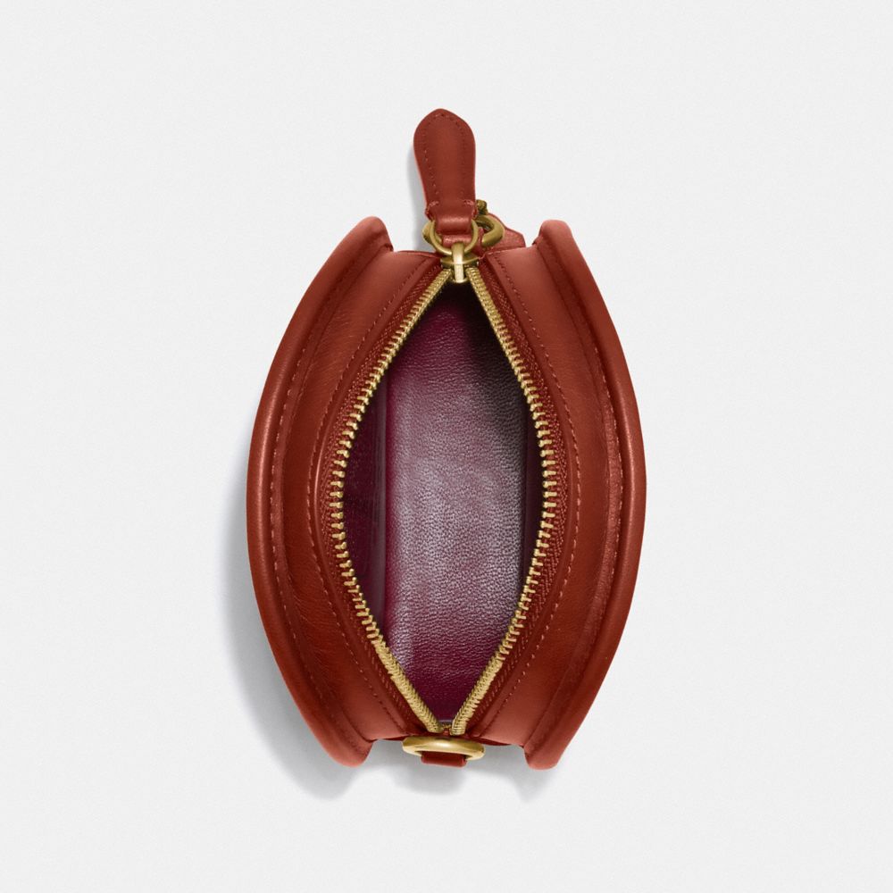 Circle Coin Case In Signature Canvas