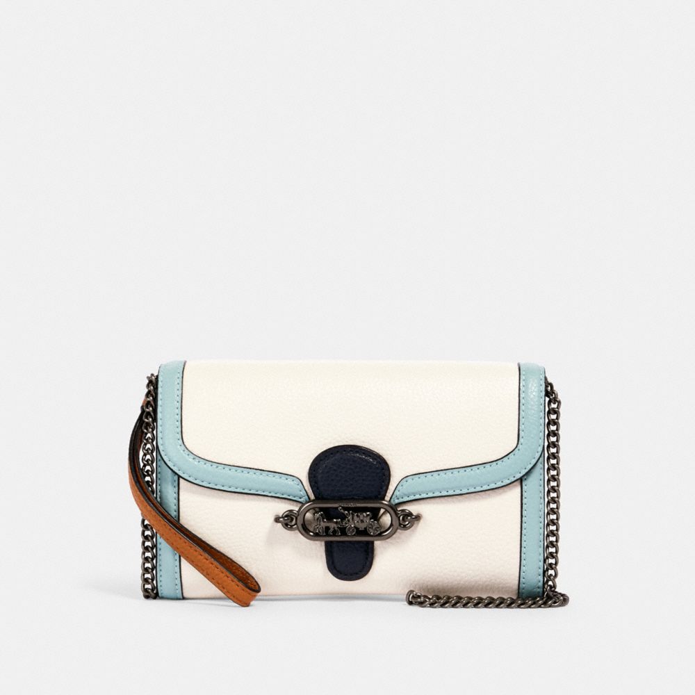 Jade Chain Crossbody In Colorblock