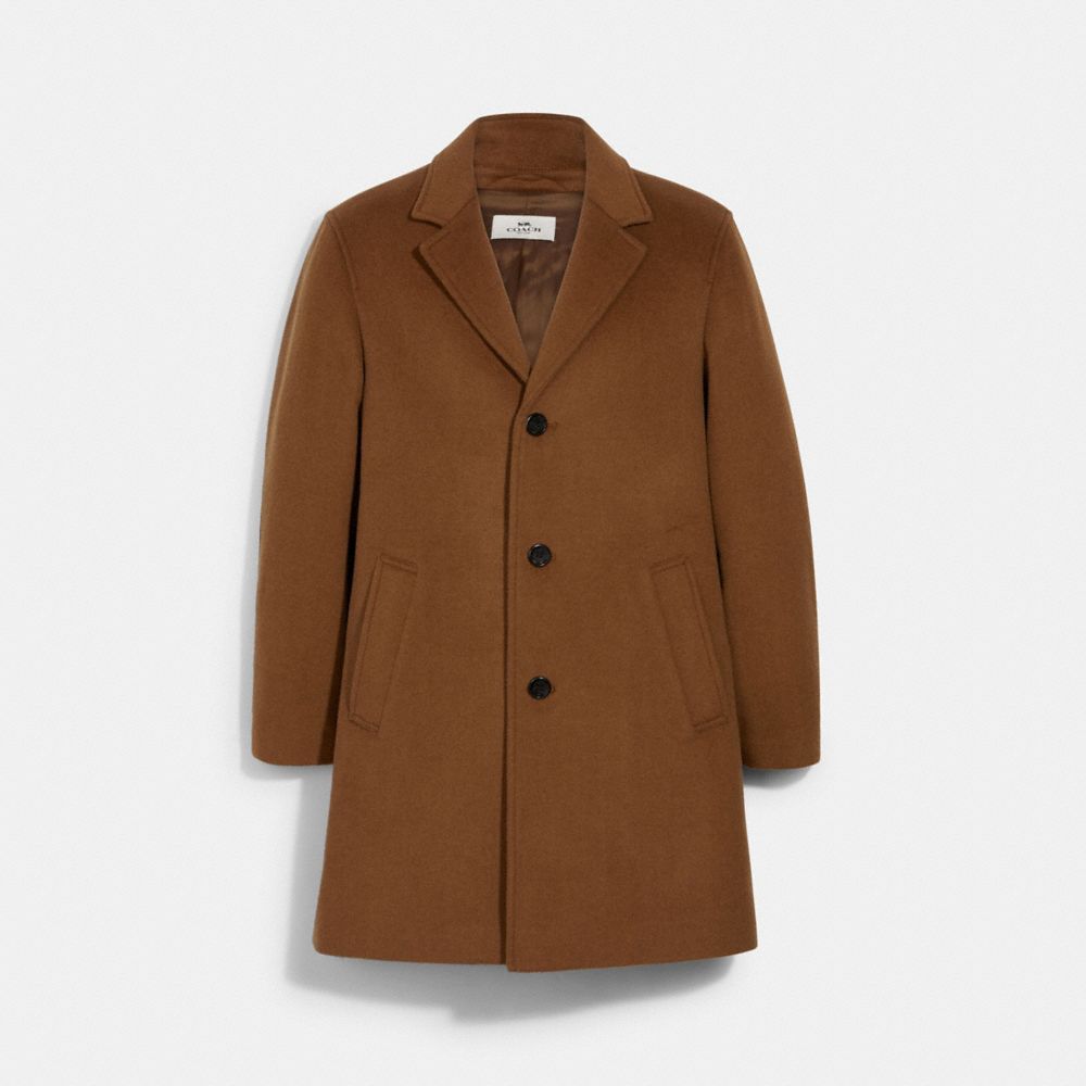 COACH®  Long Wool Coat