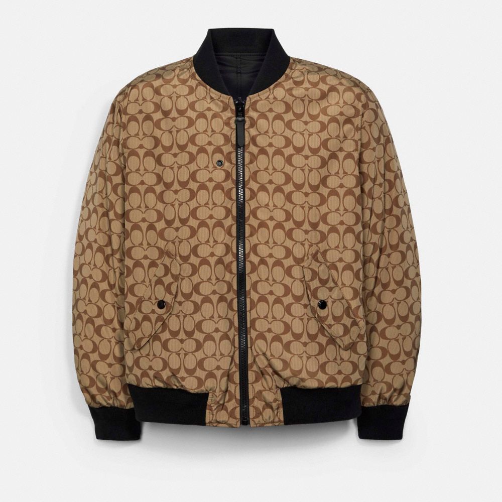 Louis Vuitton pre-owned reversible bomber jacket