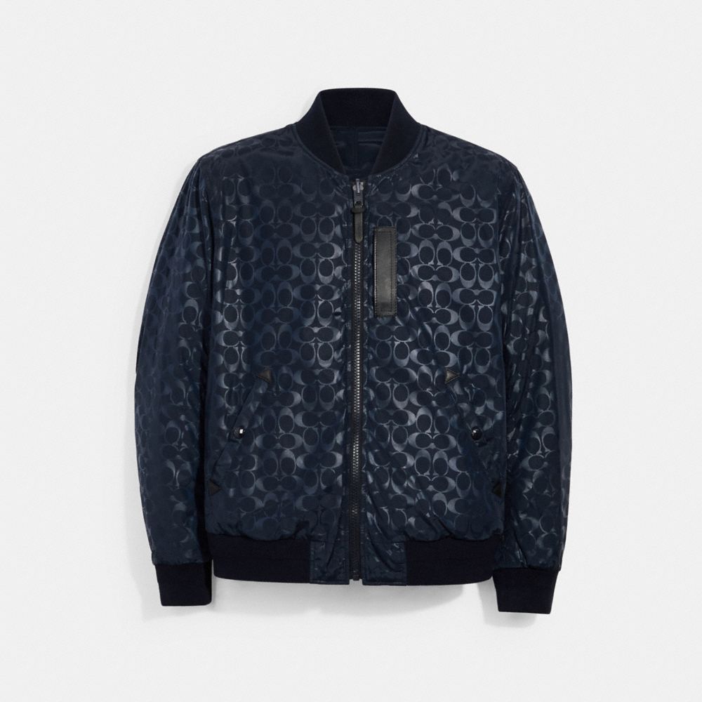 Reversible Signature Ma 1 Jacket - COACH® Outlet