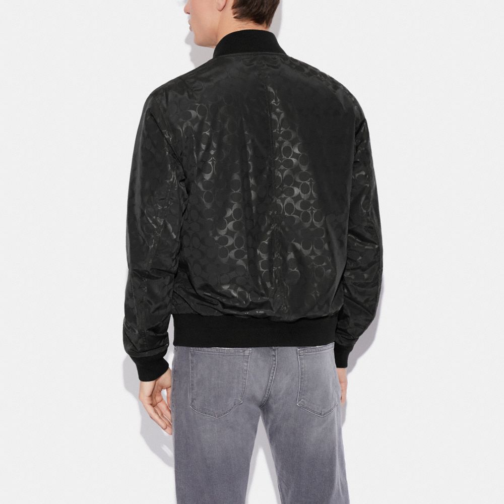 COACH® Outlet | Reversible Signature Ma 1 Jacket