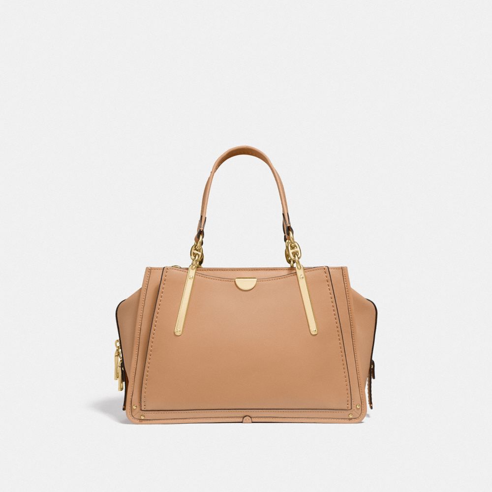 Coach dreamer satchel on sale in smooth leather