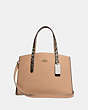 Charlie Carryall With Colorblock Snakeskin Detail