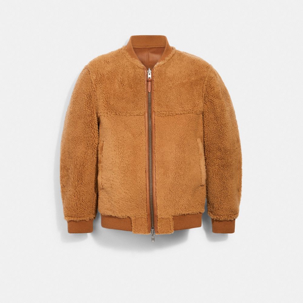 Reversible Shearling Bomber