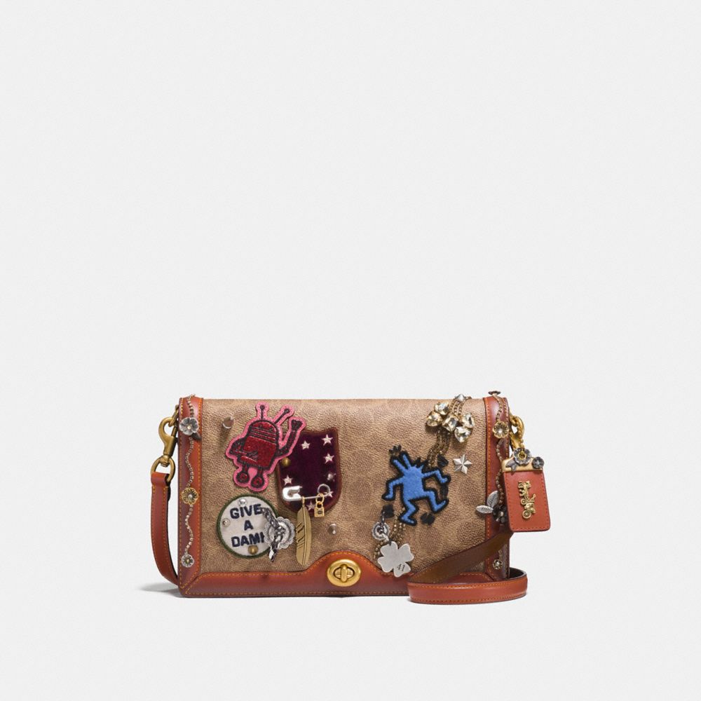 COACH Coach X Keith Haring Riley In Signature Patchwork