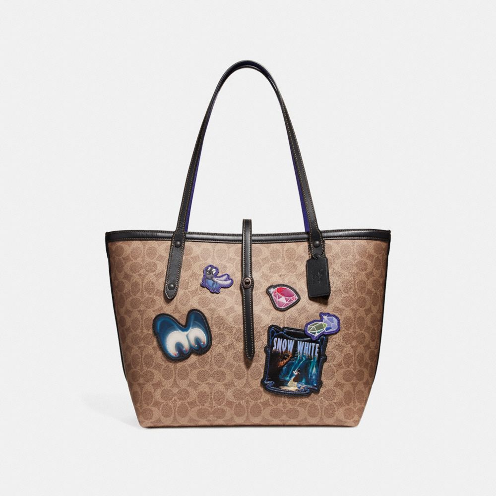 COACH Disney X Coach Market Tote In Signature Patchwork COACH