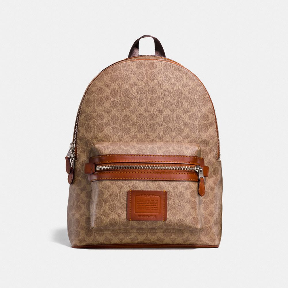 Coach academy backpack 2025 in signature canvas