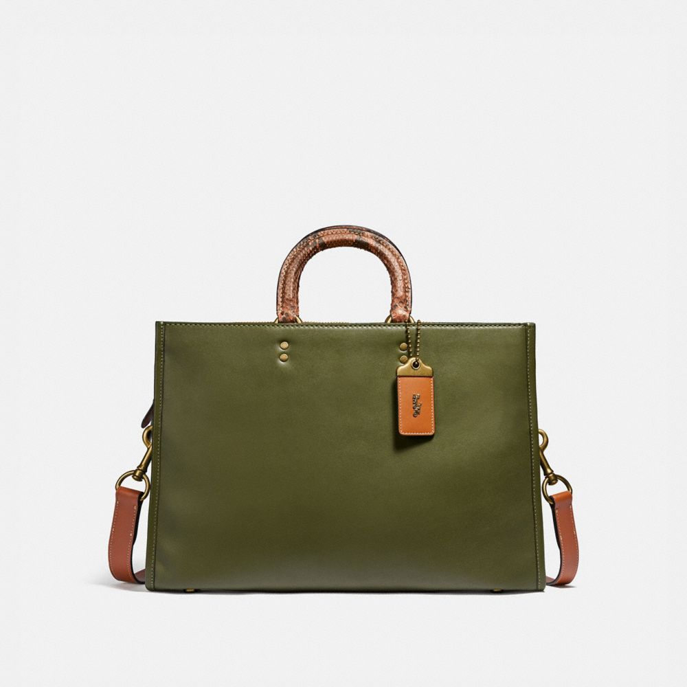 Rogue Brief With Snakeskin Detail