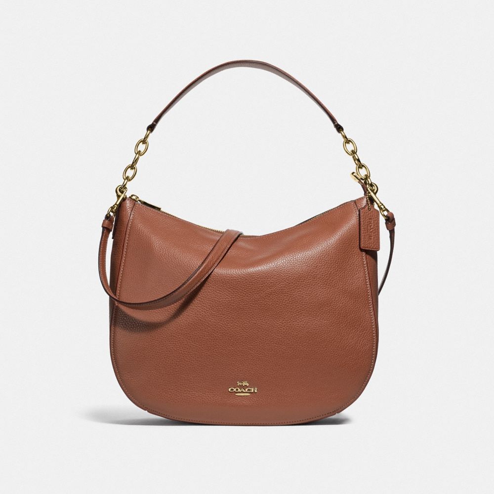 Coach pebbled leather elle hobo new arrivals