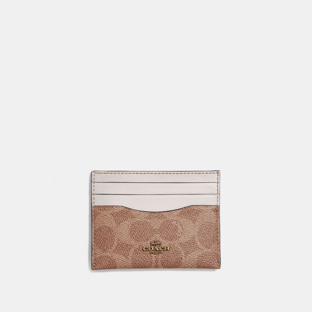 Coach colorblock 2025 card case