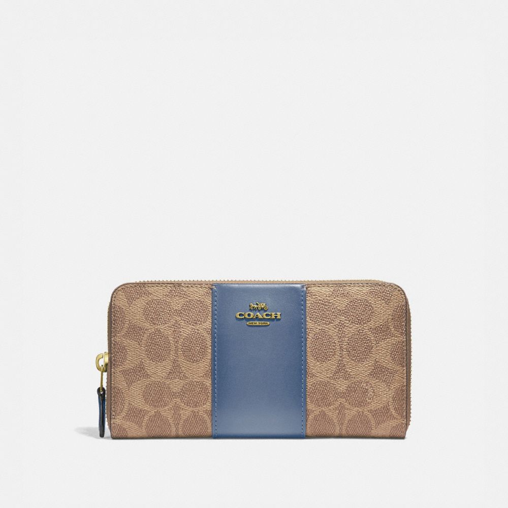 Coach discount wallet colorblock