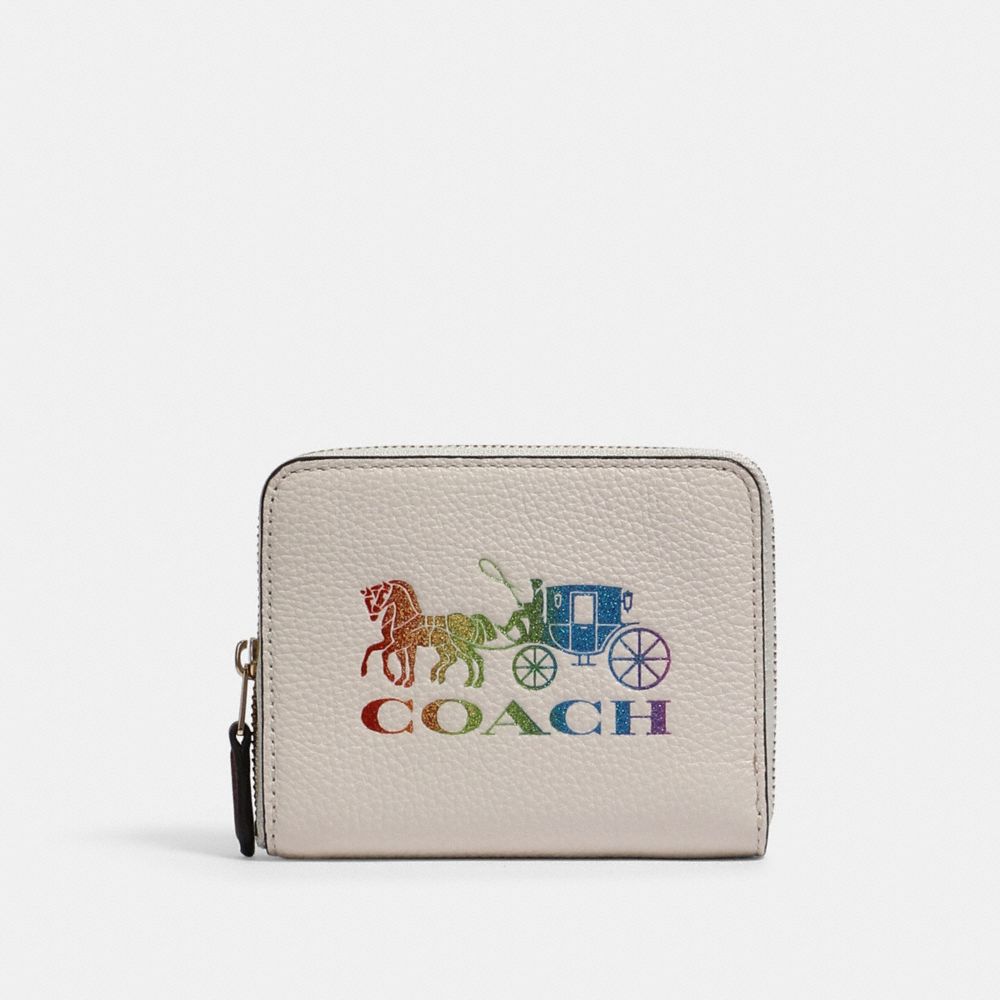 Coach outlet zip online around wallet