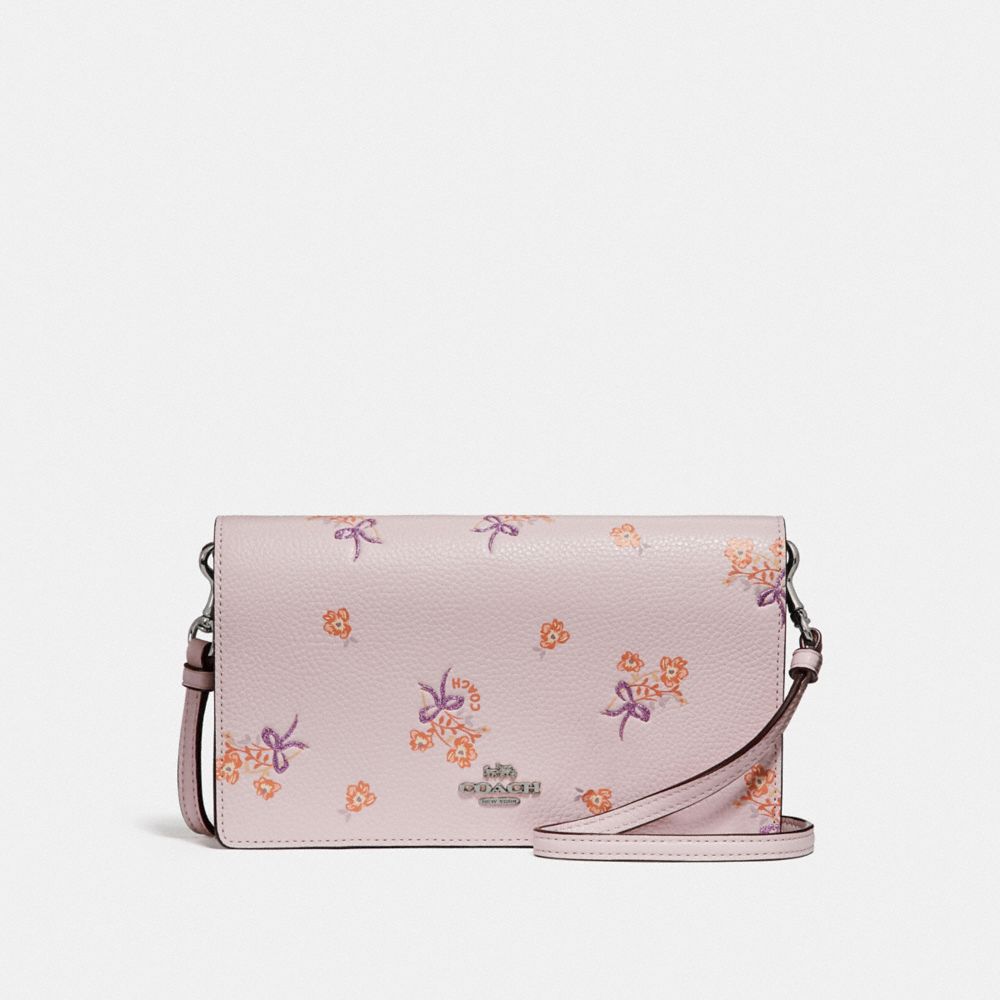 HAYDEN FOLDOVER CROSSBODY CLUTCH WITH JUMBO FLORAL PRINT (COACH