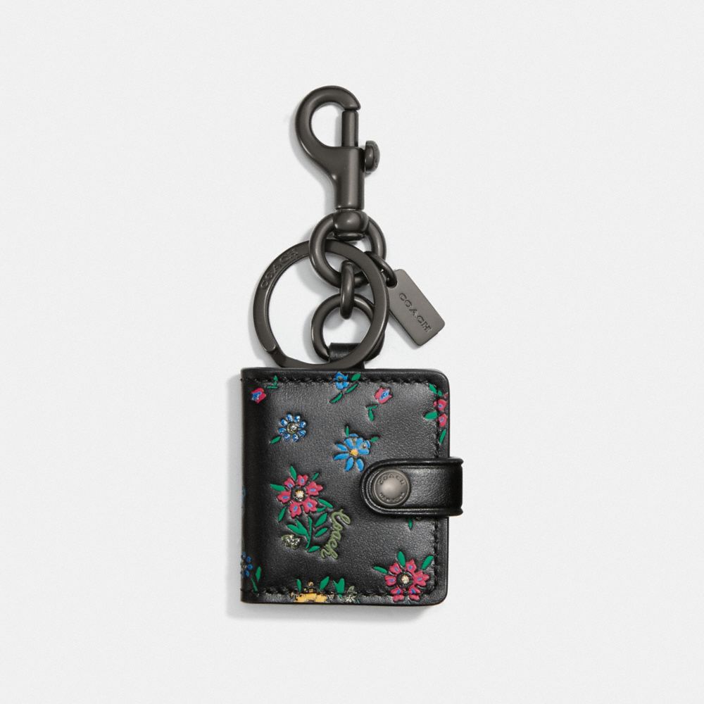 Coach picture frame online bag charm