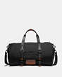 COACH®,ACADEMY GYM BAG,Mixed Material,Large,Black Copper/Black,Front View