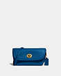 COACH®,TURNLOCK FLARE BELT BAG,Leather,Mini,Brass/BRIGHT MINERAL,Front View
