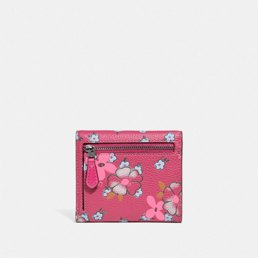 Coach floral best sale card holder