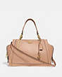 COACH®,DREAMER 36,Leather,Large,Light Gold/Beechwood,Front View