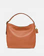 COACH®,BEDFORD HOBO,Cuir,Laiton/Canyon,Front View