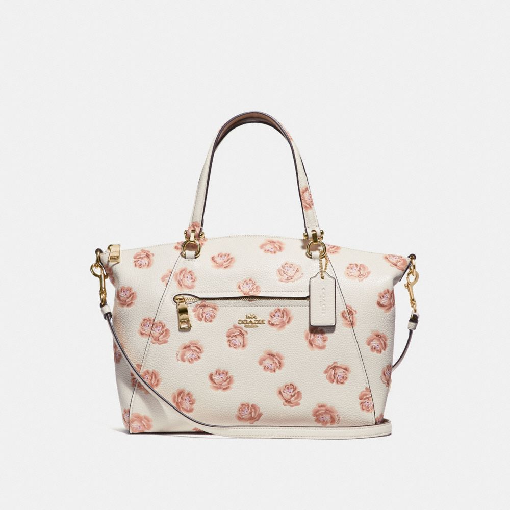 Prairie satchel with 2024 rose bouquet print