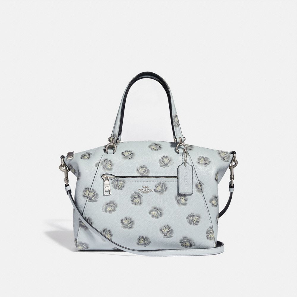 COACH®,Prairie Satchel With Rose Print,,Front View