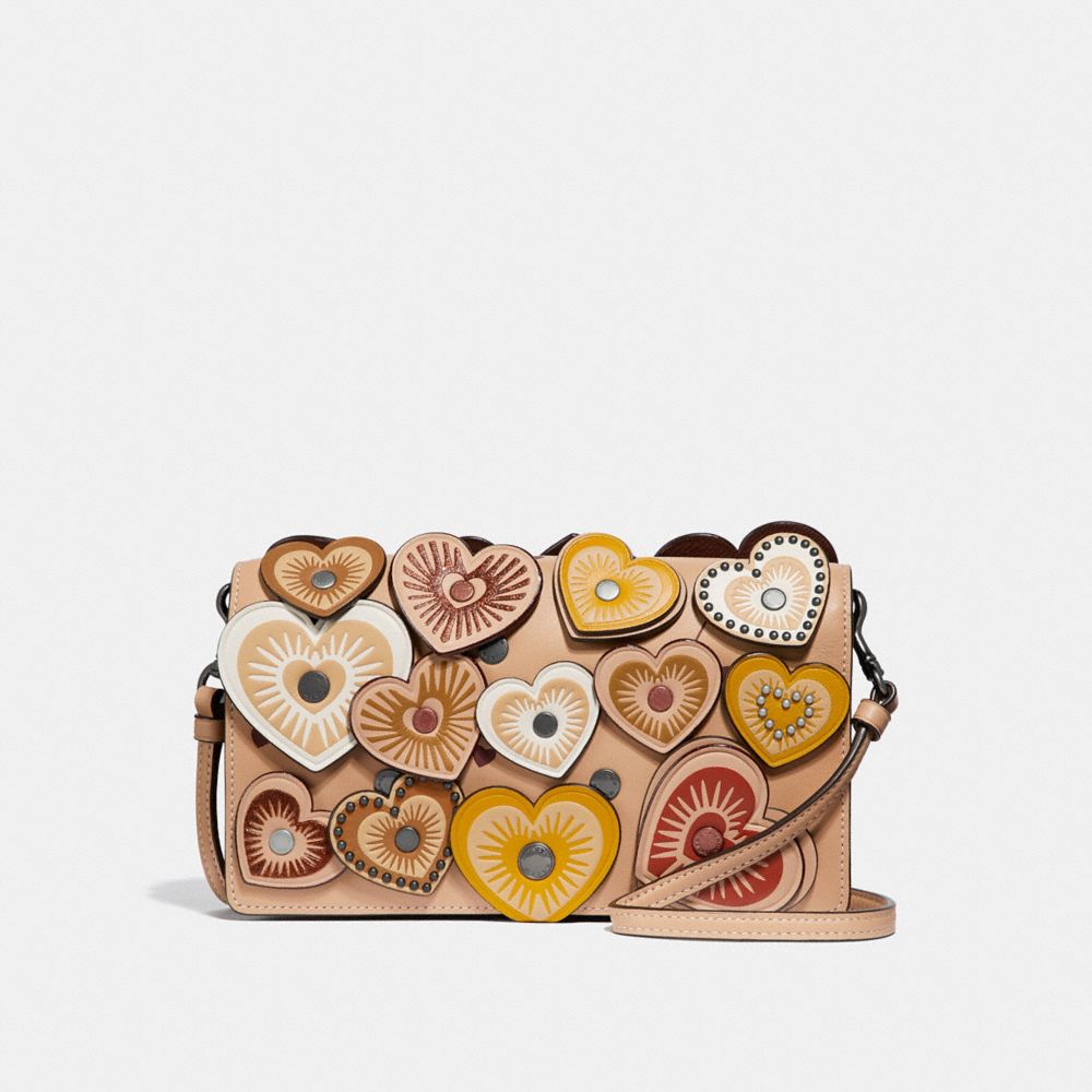 COACH Outlet Hayden Foldover Crossbody Clutch With Hearts