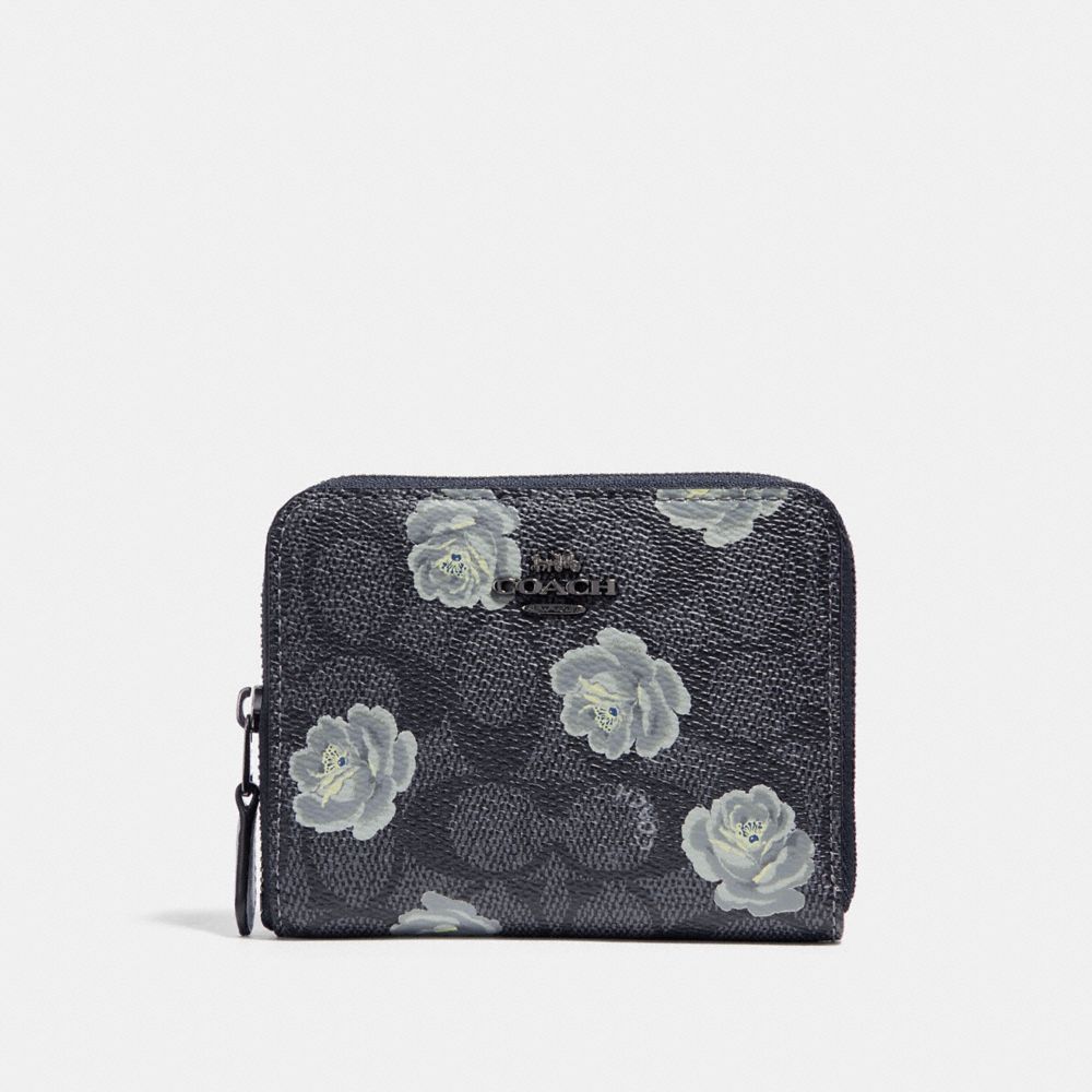 Rose print deals coach wallet