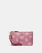 Small Wristlet With Rose Print
