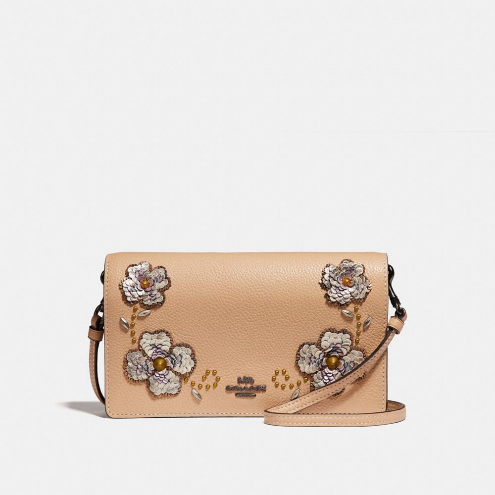 Selena hayden foldover deals crossbody clutch with bunny