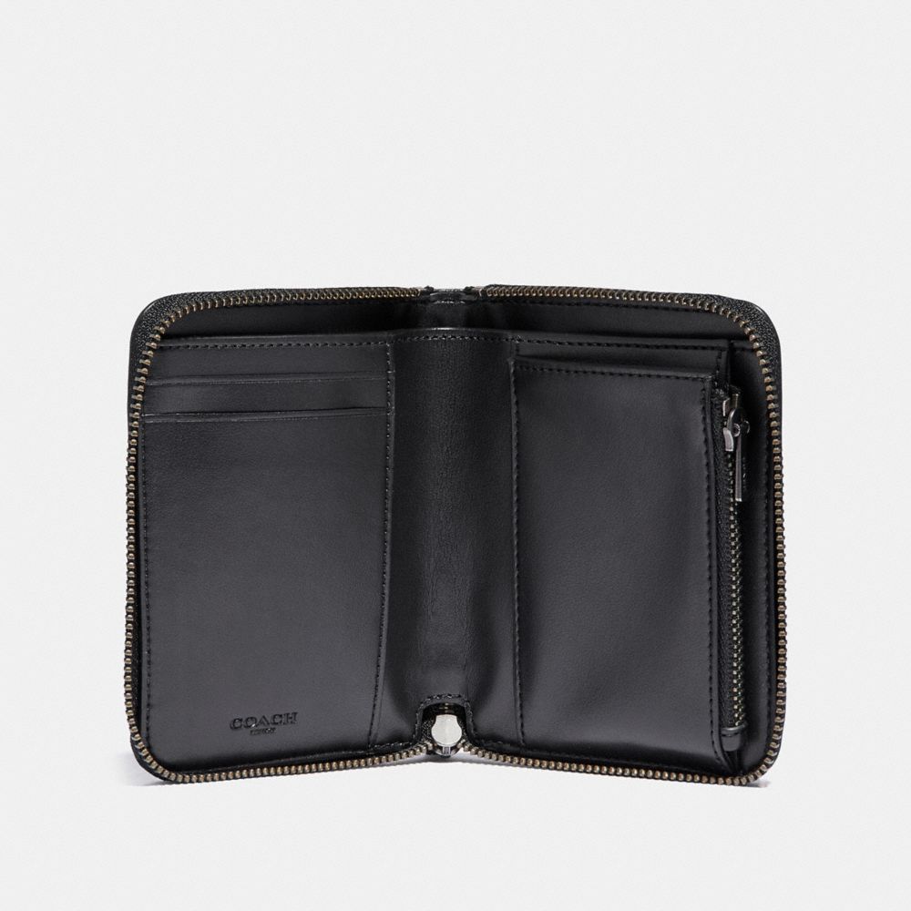 Small Zip Around Wallet With Rainbow Rivets