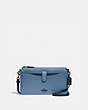 COACH®,NOA POP-UP MESSENGER IN COLORBLOCK,Leather,Mini,GM/Stone Blue Multi,Front View
