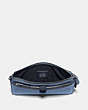 COACH®,NOA POP-UP MESSENGER IN COLORBLOCK,Leather,Mini,GM/Stone Blue Multi,Inside View,Top View