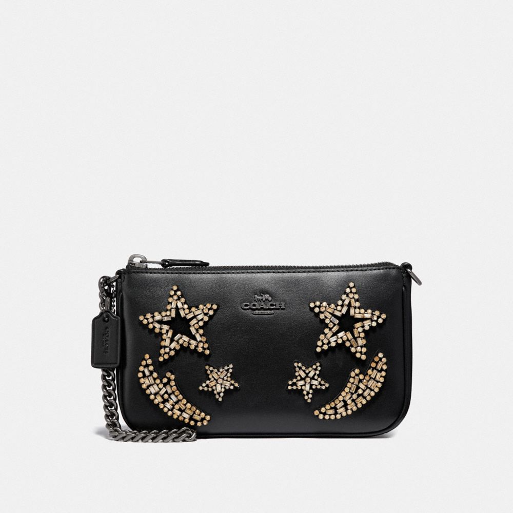 Clutches Coach - Embellished Nolita wristlet clutch - 59381DKMINERAL