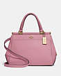 COACH®,GRACE BAG,Leather,Large,Light Gold/Rose,Front View