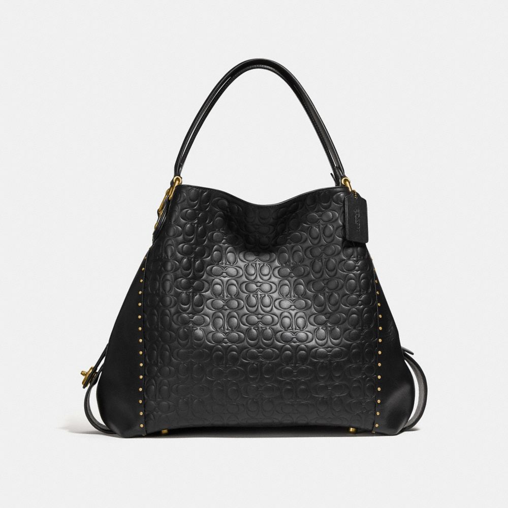 Coach edie store 42 black