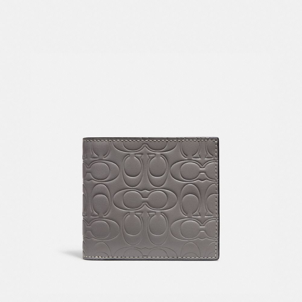 Double Billfold Wallet In Signature Leather