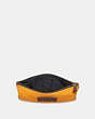 COACH®,MULTIFUNCTIONAL POUCH,Leather,MAIZE,Inside View,Top View