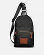 COACH®,ACADEMY PACK,Mixed Material,Medium,Black Copper/Black,Front View