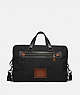 COACH®,ACADEMY DAY BAG,Mixed Material,X-Large,Black Copper/Black,Front View