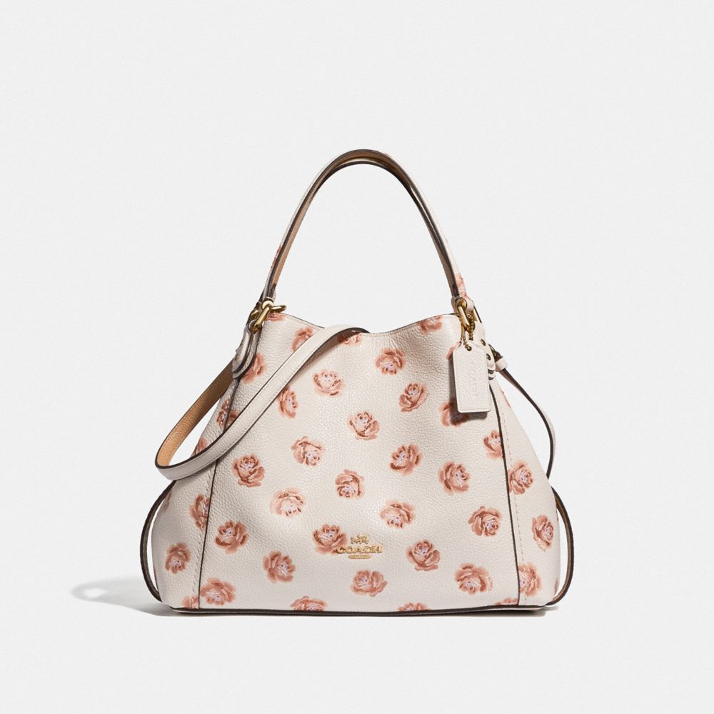 COACH Outlet Edie Shoulder Bag 28 With Rose Print